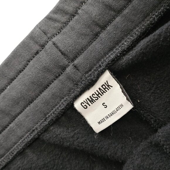 Gymshark Mens Legacy Sweat Shorts, Black, Tie Waist Size Small - Picture 6 of 9